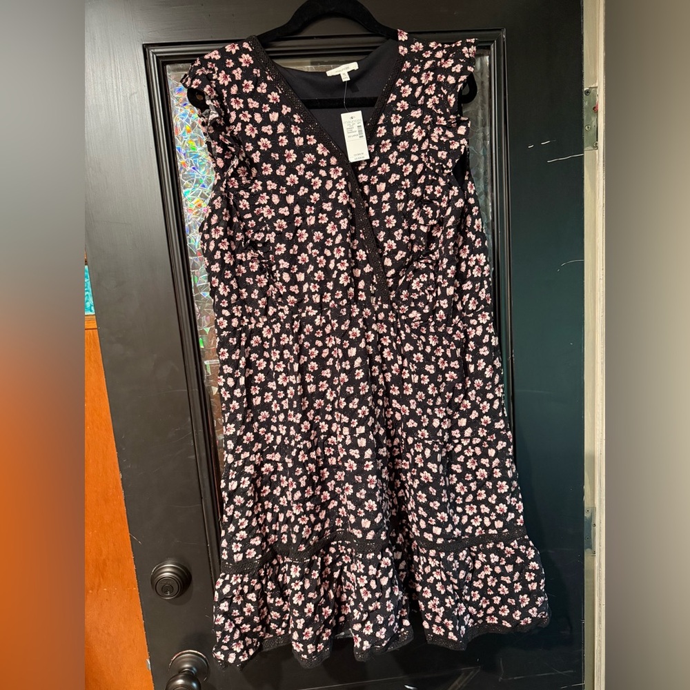 Maurice’s NWT XL Women Dress Sleeveless Floral Tired Lined Office Work Summer